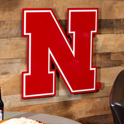 University of Nebraska Layered Metal Wall Art