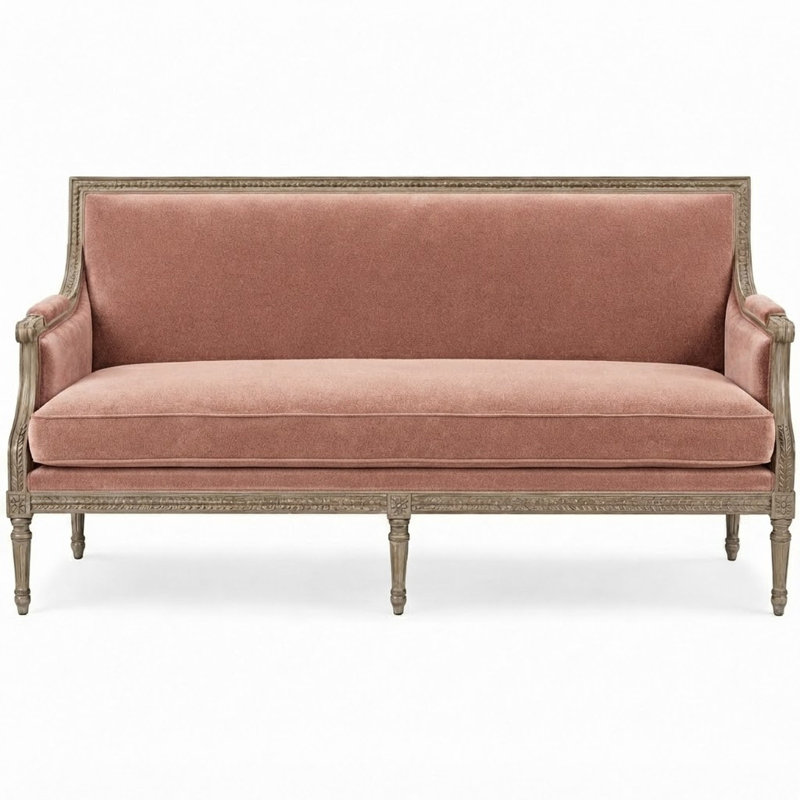 Mohair Fabric, Blush