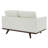 Kernis Modern 2-Seater Loveseat Sofa Upholstered Living Room Couch with Birch Wood Legs, Premium Leather or Mesh Foam Cushions for Home and Living Room-1904411318
