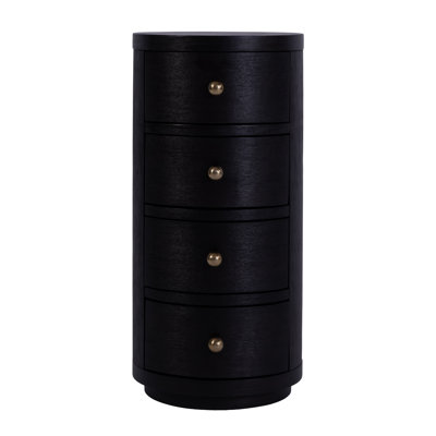 Celine 4-Drawer Acacia End Table