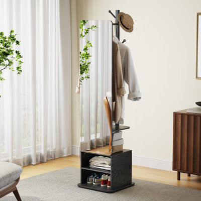 Portemanteau pivotant avec miroir