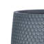 Concrete Effect Round Planter on Hardwood Legs, Round Indoor Plant Pot Stand for Indoor Plants, Indoor Flower Pot with Honeycomb Pattern-818477283-818477277