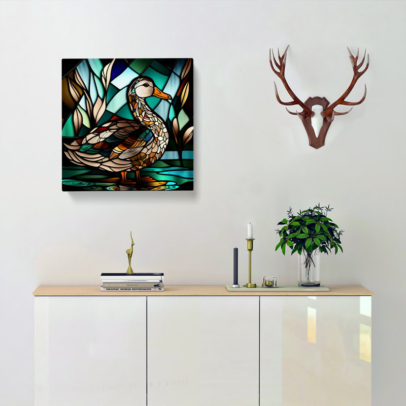 Duck Stained Glass Effect No.1 - Print