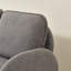 Canapé confortable rembourré en tissu Sherpa pour le salon, la chambre à coucher, un appartement et d'autres espaces