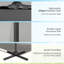 245cm Tilt Cantilever Parasol-17400897