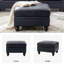 Blanchett Genuine Leather Ottoman-427300014