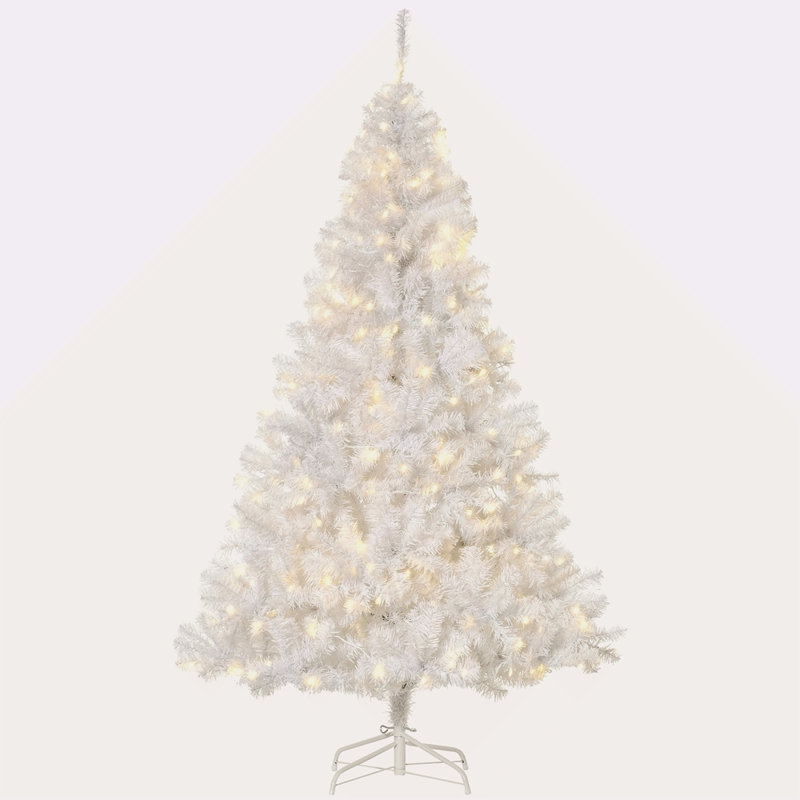 Sapin de Noël artificiel Douglas 6 pi avec branches réalistes, 250 lumières DEL blanc chaud et 1000 pointes
