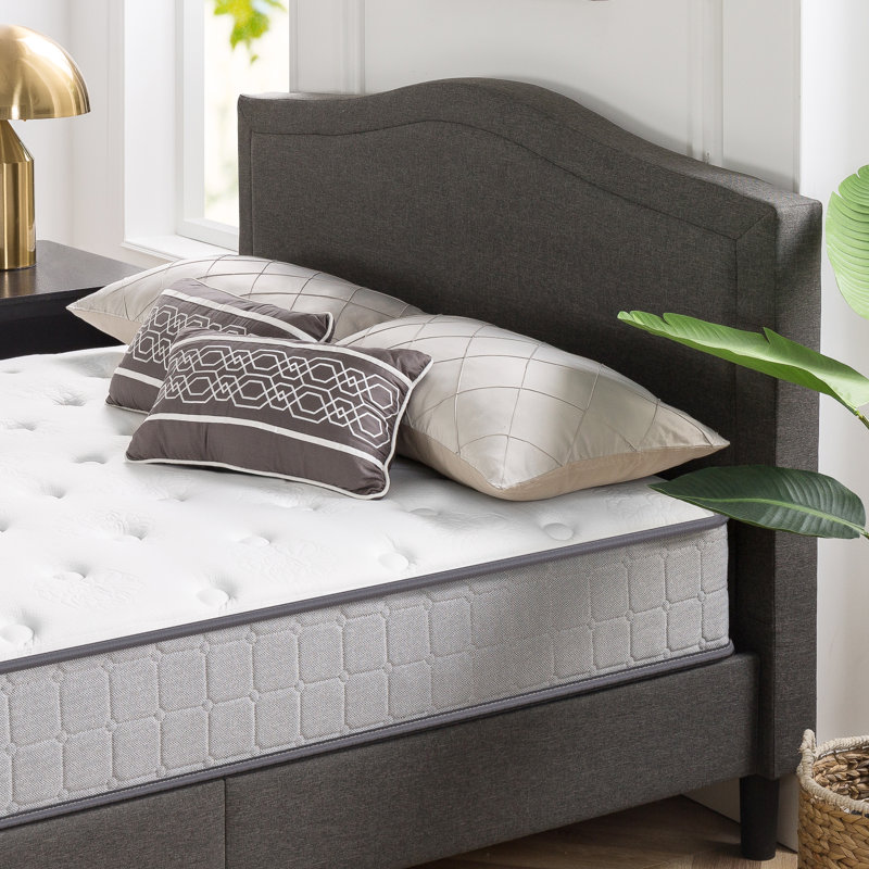 Queen 10" White Eurotop Gel Memory Foam Hybrid Mattress