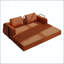 Canapé-lit convertible avec coussin cylindrique-1615557867