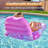 Inflatable Pool Floats Lounger with Cup Holders Foot Rest-97744162