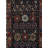 One-of-a-Kind Runner 2'9" X 12'11" 1900s Runner Wool Area Rug in Black/Navy/Red