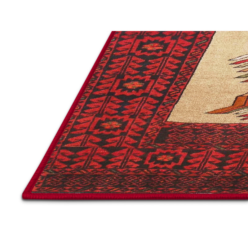 Castoro Oriental Indoor Rug, Rectangle 6' x 9'