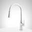 Greyfield 1.8 GPM Single Hole Pull Down Kitchen Faucet-1562540812