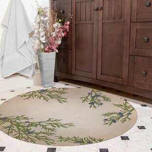 Pullum Rectangle 100% Cotton Non-Slip Regency Bath Rug Alcott Hill Size: 50 x 30, Color: Sage Green