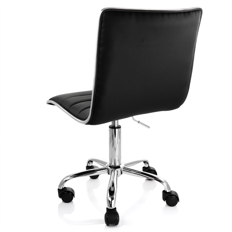 Costantina Conference Chair, Faux Leather Black 