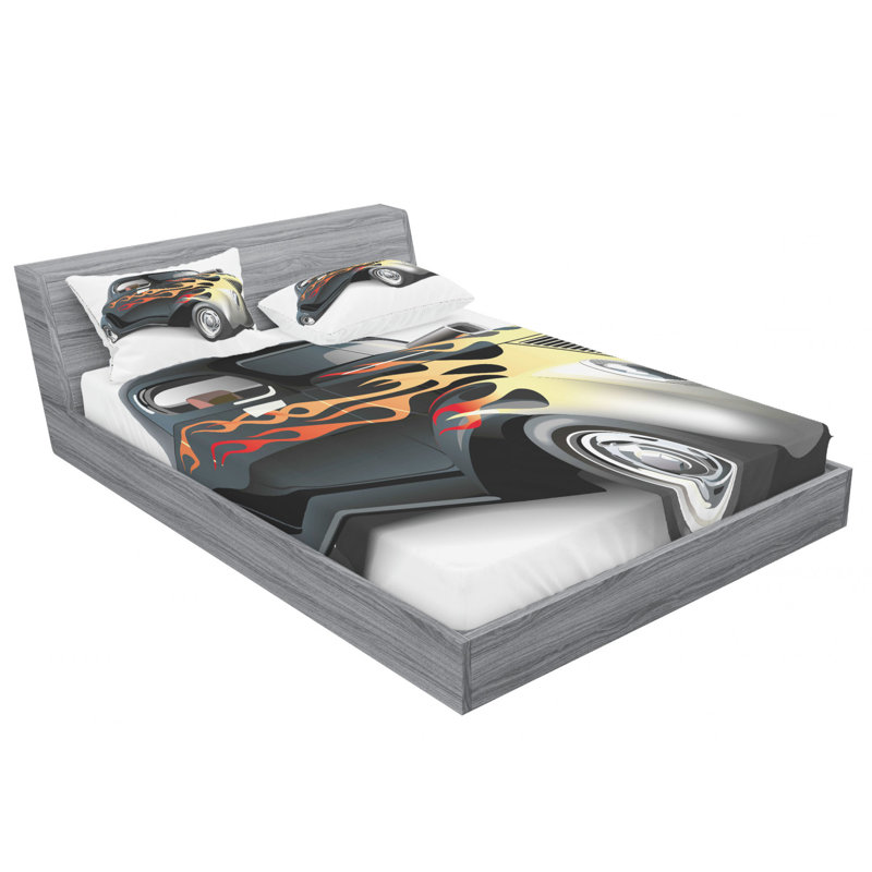 Ensemble de draps rétro, Ensemble de draps pour grand lit + drap-housse