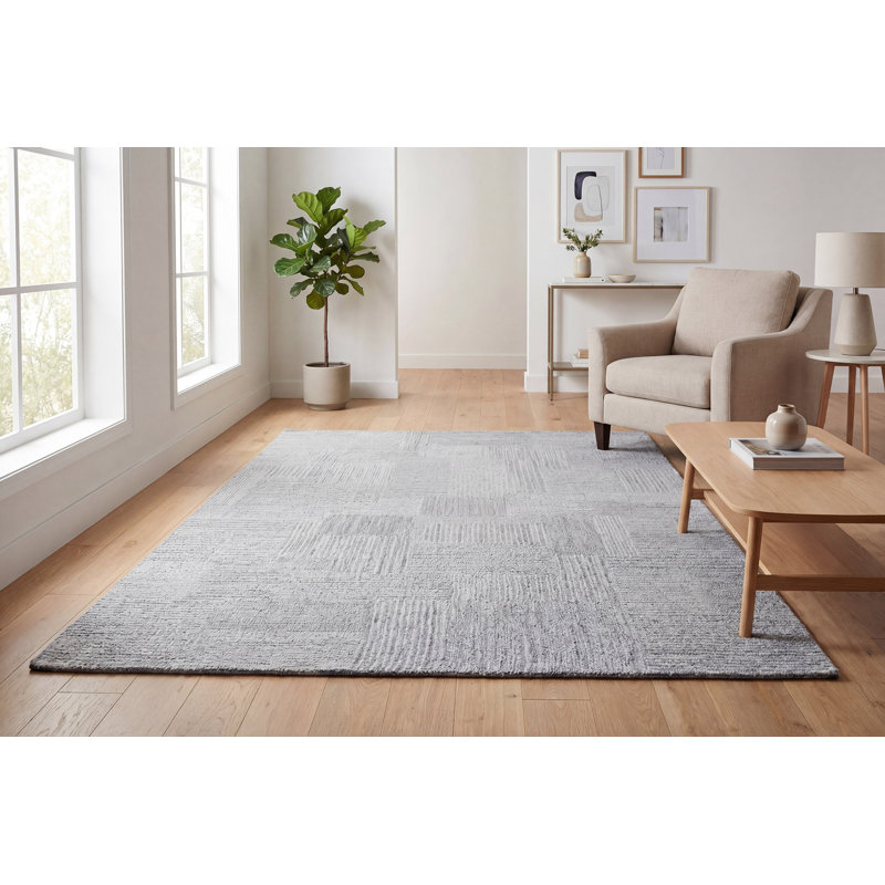 Hand Tufted Rug, Rectangle 5' x 8'