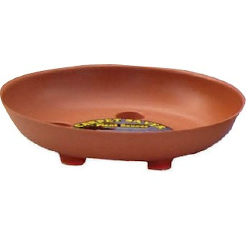 Économiseur de tapis rond Gortt, H 1 po x l 16 po x P 16 po, Terracotta