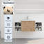 Meuble-lavabo mural 48 po, avec lavabo et 2 portes à fermeture douce, petites tablettes, lavabo moderne en contreplaqué, 48 po, tablette de fermeture-1932751166