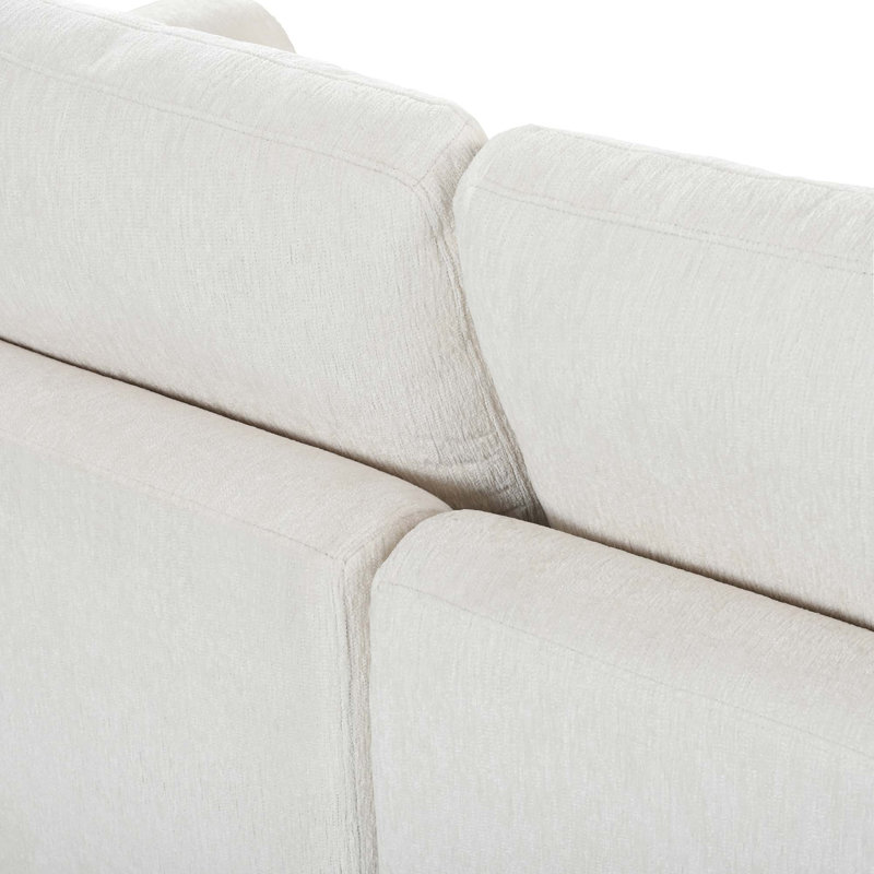 Canapé modulaire Chenille, Chenille beige, Symétrique