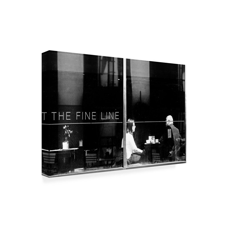 Art sur toile Line, H 12 po x l 19 po