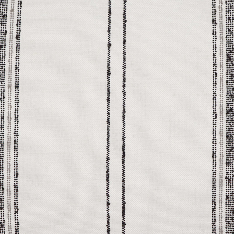 Bellweather Striped Polypropylene; Polyester Reversible Throw Pillow, Rectangle 14"H x 24"W