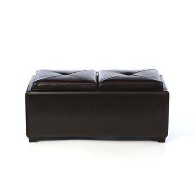 Amerion 38" Tufted Rectangle Ottoman