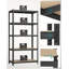 Kris Metal Height -Adjustable Shelving Unit-1154755151-1110070662