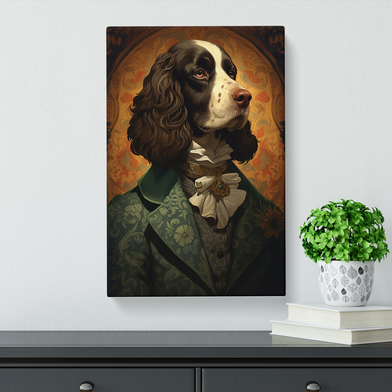 English Springer Spaniel Nouveau - Print, 60cm H x 40cm W x 3cm D