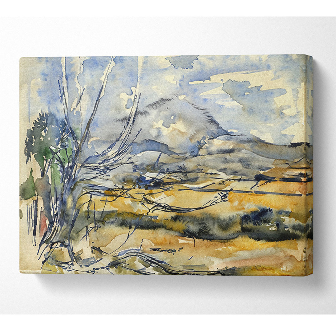 Cezanne Montagne Sainte-Victoire - Wrapped Canvas Art Prints