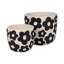Sagebrook Home 2-Pieces Flower Power Planters, Light Green-1441686113