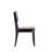 Giverny Industry Chic Ash Wood Side Chair in Black and Natural-72064409