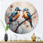 Oiseaux bleus assis sur une branche d'arbre II-88628918