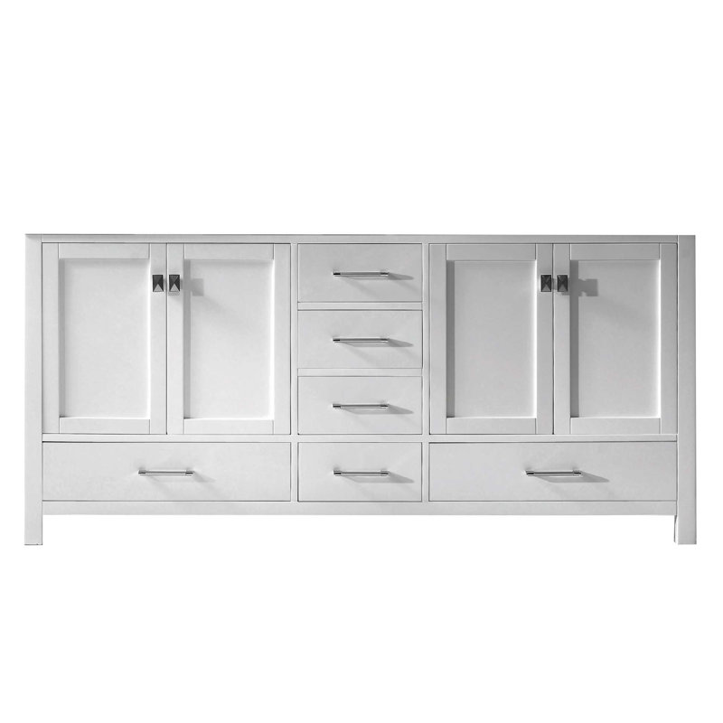 Base de meuble-lavabo 71 po Kazanovicz seulement, Blanc