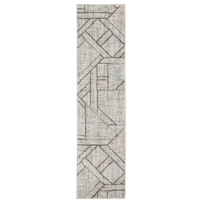 Geometric Rug, Runner 1'10" x 7'6"