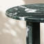 Table basse en marbre naturel vert, petit accent de salon, pierre véritable, veines uniques-303793959-312194112