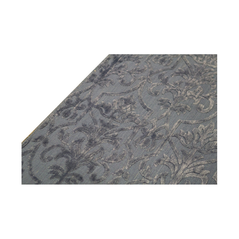 Damask Area Rug in Light Blue