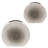 Decorative Iron Vases Set of 2 - Round Modern Design with Textured Spiral Detailing and Sculptural Silhouette for Contemporary Accent Display.-2139407193