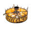 Luminaire suspendu personnalisable 36,5 po Adirondack