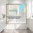 55"-60" W x 60" H Shower Door-128504514