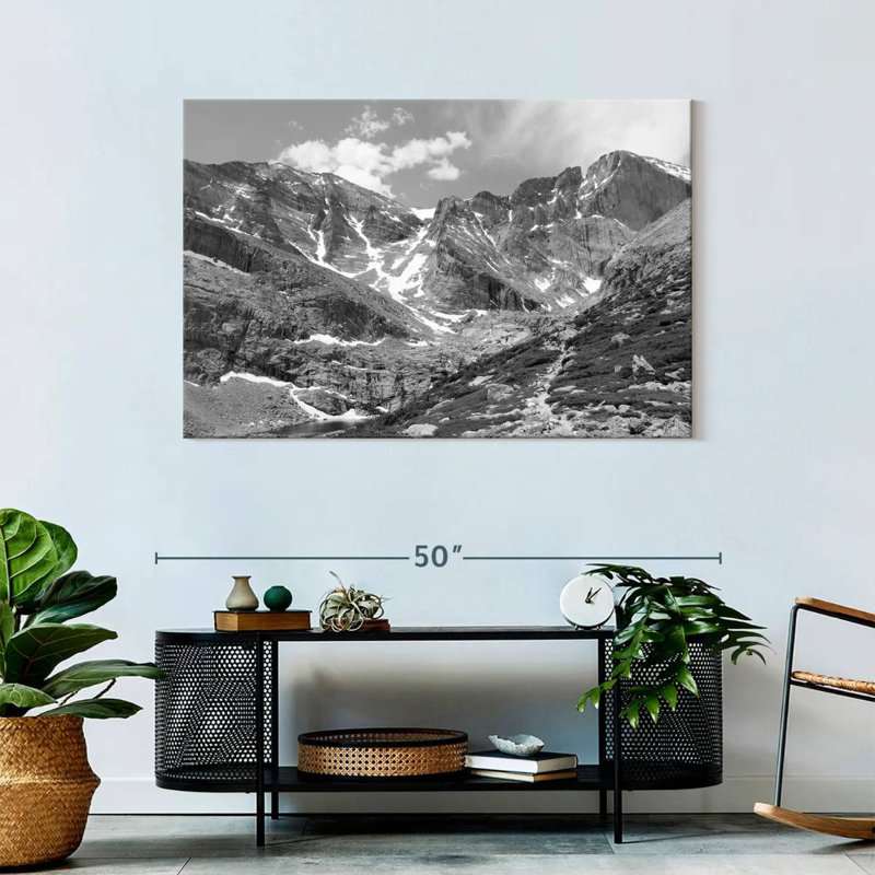 Montagnes Rocheuses d'Alvord - monochrome