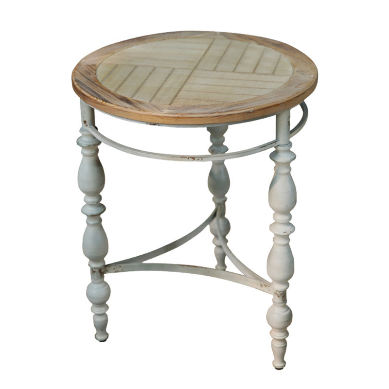 Accent Rustic Wooden Carved Coffee Table