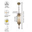 Roozbeh 1 - Light Brass Novelty Pendant