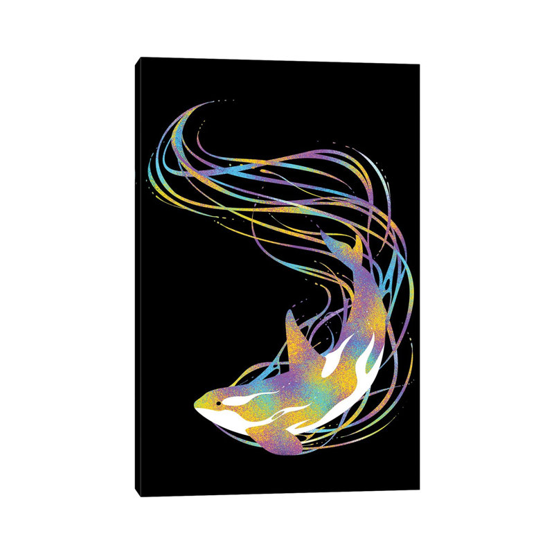 Fantasy Killer Whale by Alberto Perez - Wrapped Canvas Print, 101.6 cm H x 66.04 cm W x 1.91 cm D