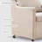 27" Wide Country Farmhouse Linen Upholstered ?Fabric Dining Chair With Casters(Set Of 2)-109048437