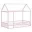 Structure de lit en métal avec clôture-1075506274