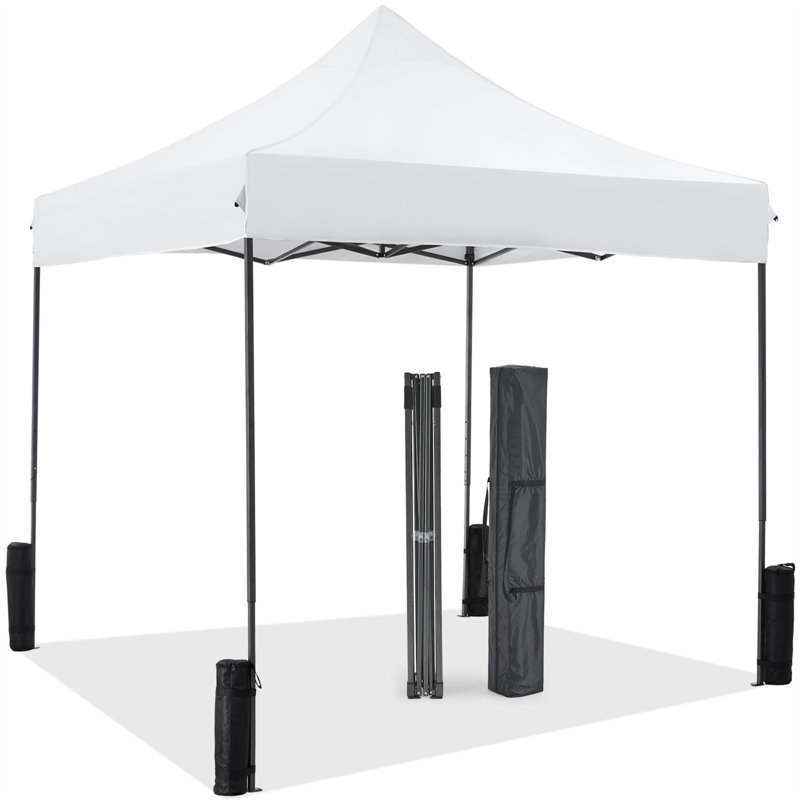 10X10 Ft Pop Up Canopy Tent - Instant Setup Outdoor Shade Shelter With Carry Bag, Waterproof & UV Protection For Parties, Camping, Beach, And Backyard Events