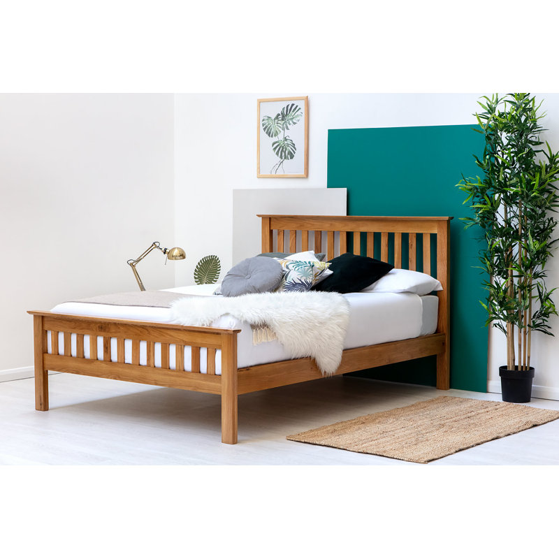 Aitkin Solid Wood Bed, Double (4'6)
