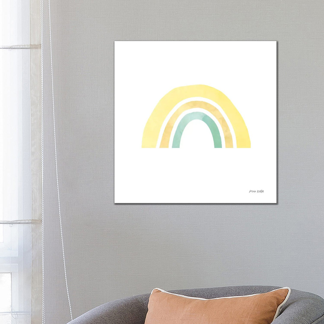 Pastel Rainbow Li - Wrapped Canvas Print