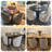Upholstered Fully Assembled Swivel Dining Chair-529771153